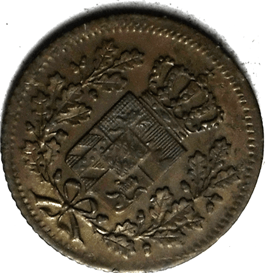 1851 German States Bavaria Heller KM# 796.2