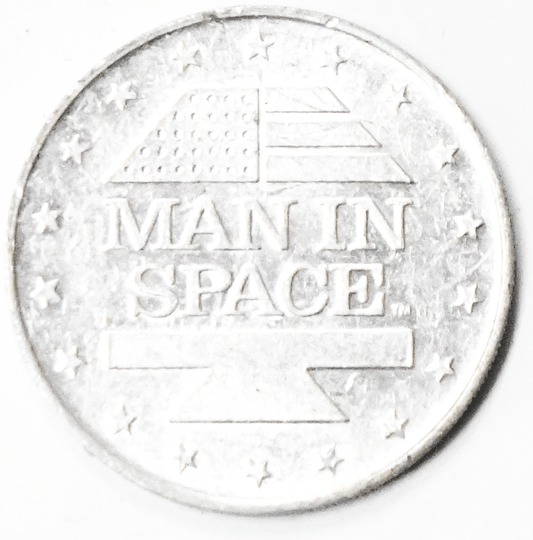 Mercury VI Man In Space Aluminum Token 26mm John Glenn