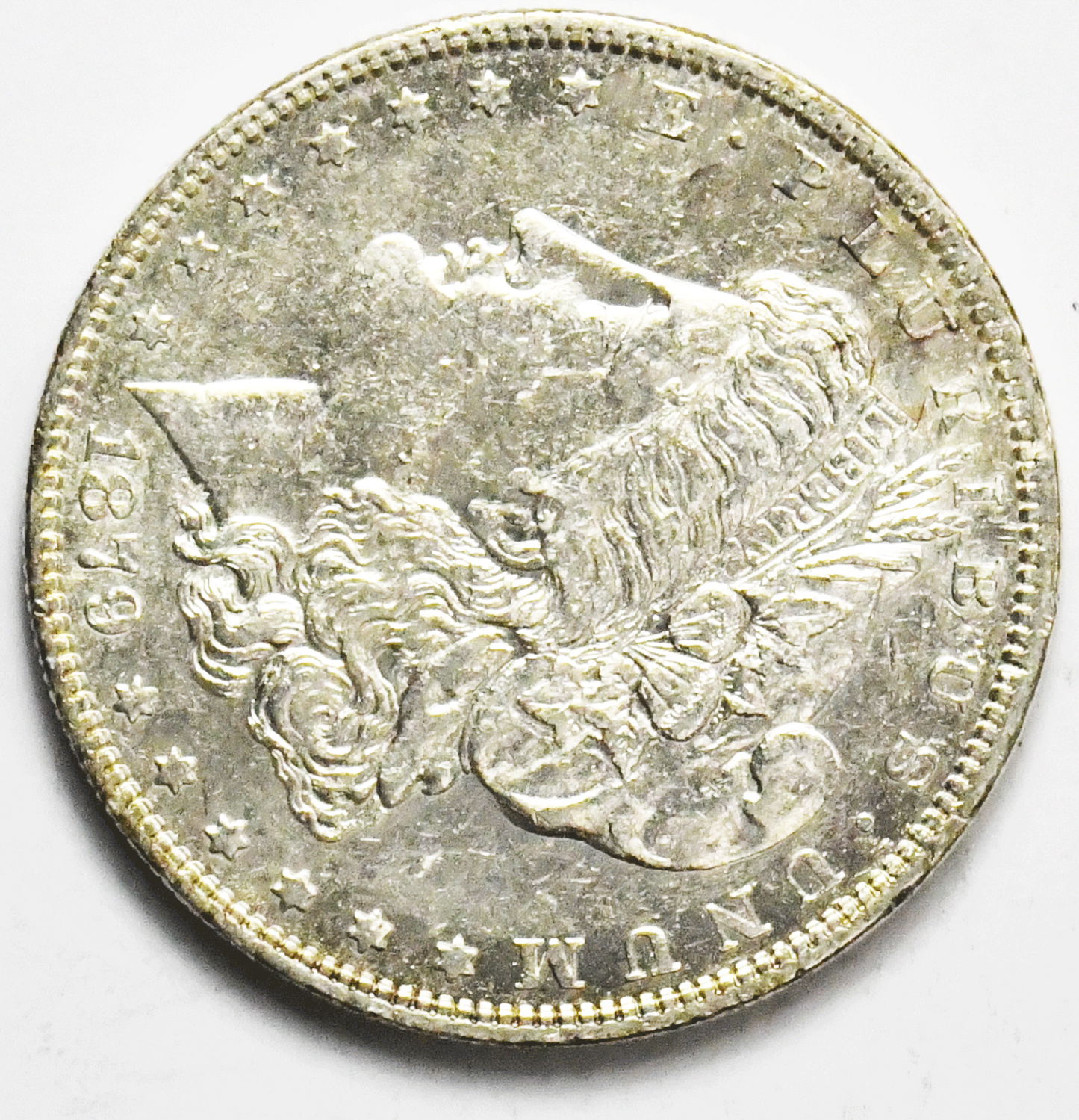 1879 O/O $1 Morgan Silver One Dollar New Orleans VAM 4 AU