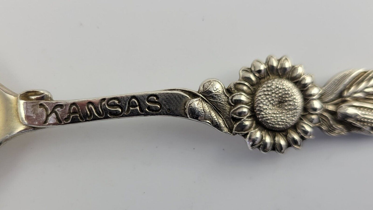 First Presbyterian Church Wichita Ks Sterling 5 5/8" Souvenir Spoon  .74oz.