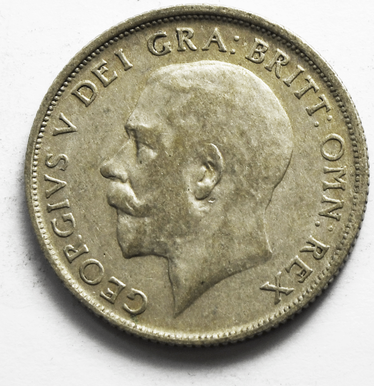 1920 Great Britain Silver One Shilling Coin KM# 816a