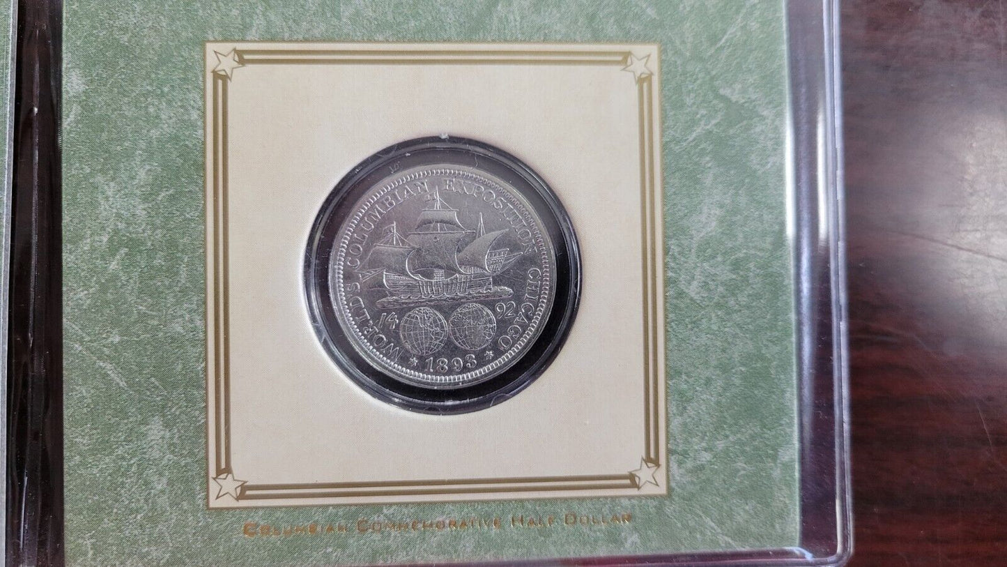 1893 American Historic Society Columbian Exposition Chicago Half Dollar