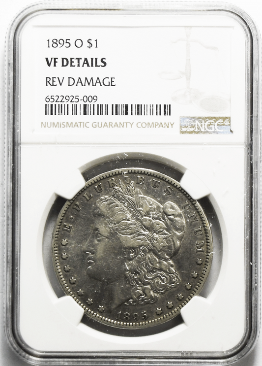 1895 O $1 Morgan Silver One Dollar NGC  New Orleans VF Details