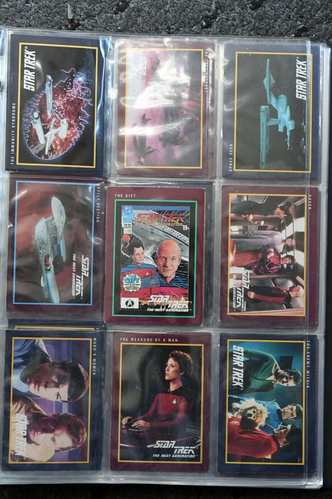 1991 25th Anniversary Star Trek 209 pc. Trading Card Set Impel Paramount