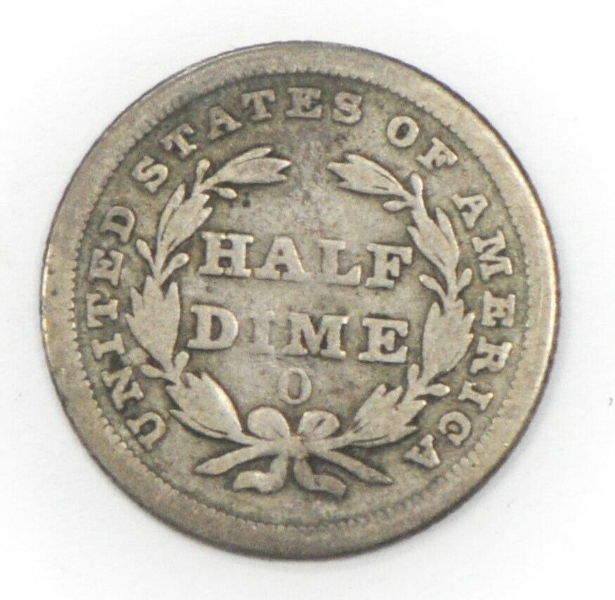 1840 O H10c Seated Liberty Silver Half Dime New Orleans No Drapery
