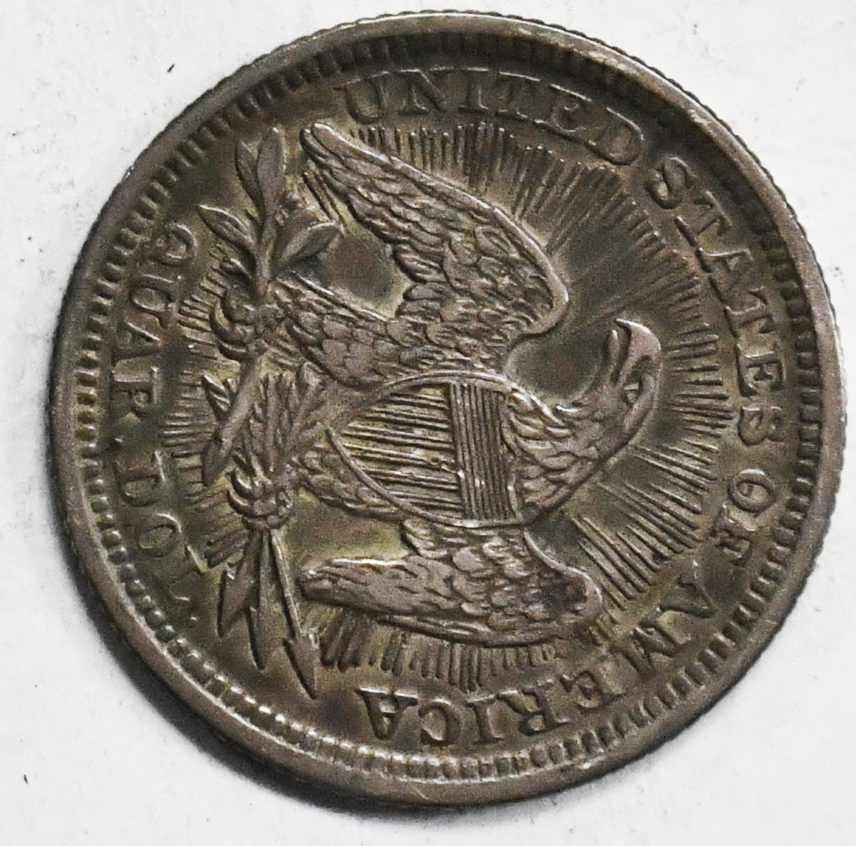 1853 25c Seated Liberty Silver Quarter Dollar Twenty Five Cents
