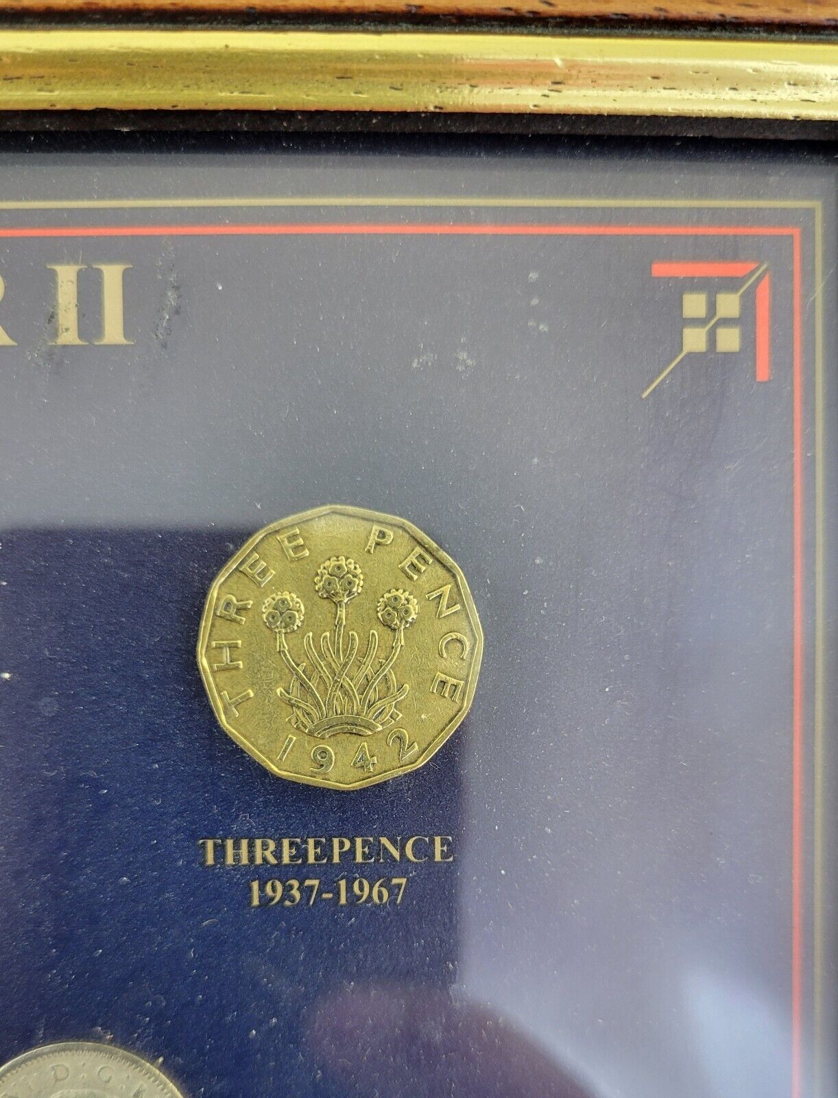 Great Britain World War II Sterling Collections Coin & Stamp Framed Set D-Day