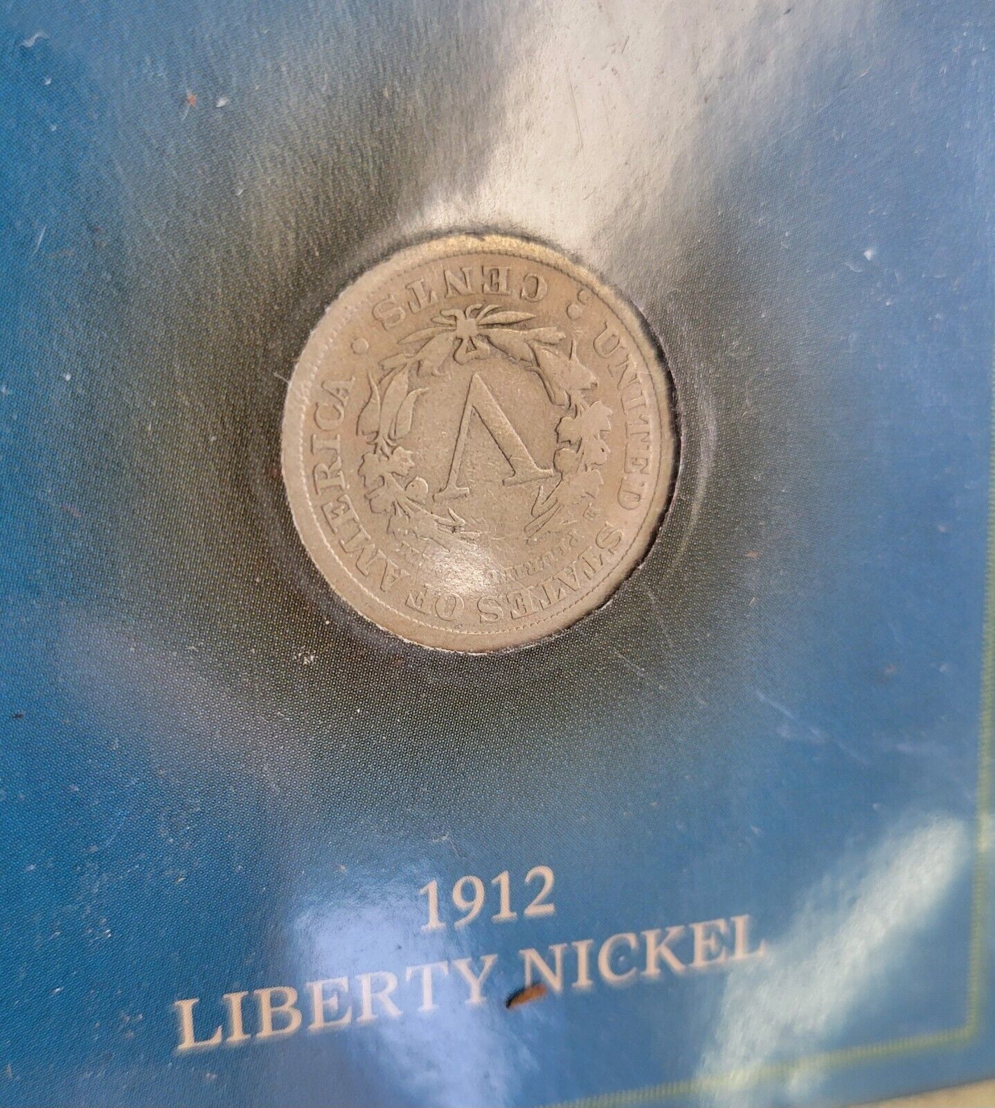 1912 American Liberty V Nickel , Year of the Titanic with COA