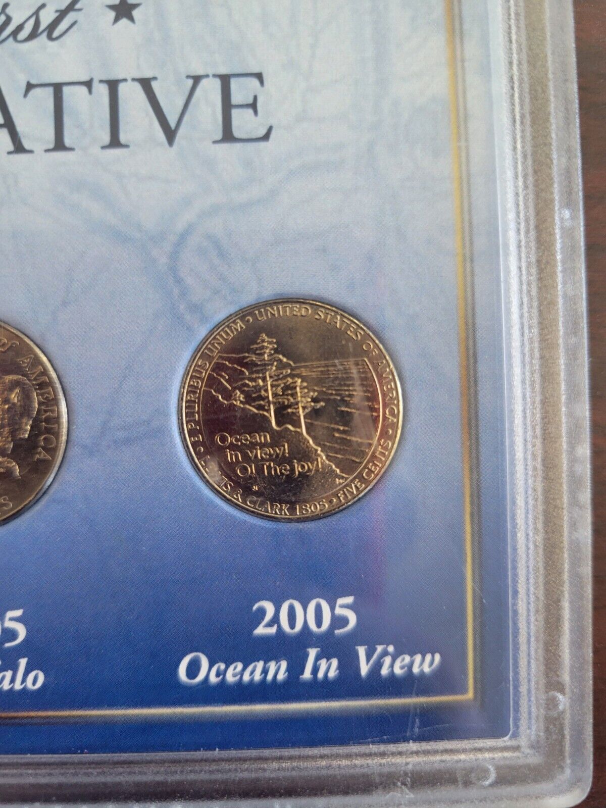 Americas First Commemorative 4pc Nickel Set 2004-2005 peace, keelboat, Buffalo
