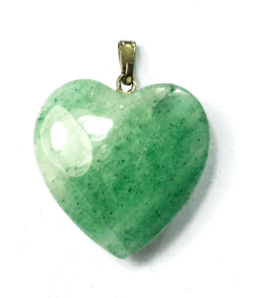 Sterling Silver Green & White Carved Jade Jadeite Heart Pendant 1"