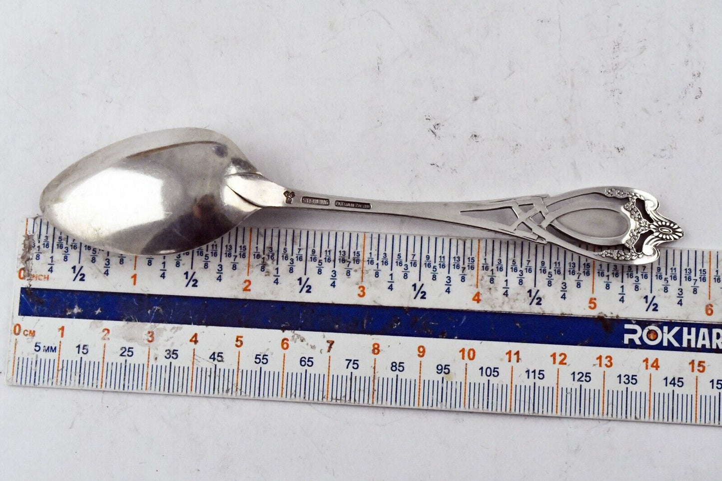 Aberdeen South Dakota 5 3/4" Sterling Silver Souvenir Spoon .6oz. by Lunt