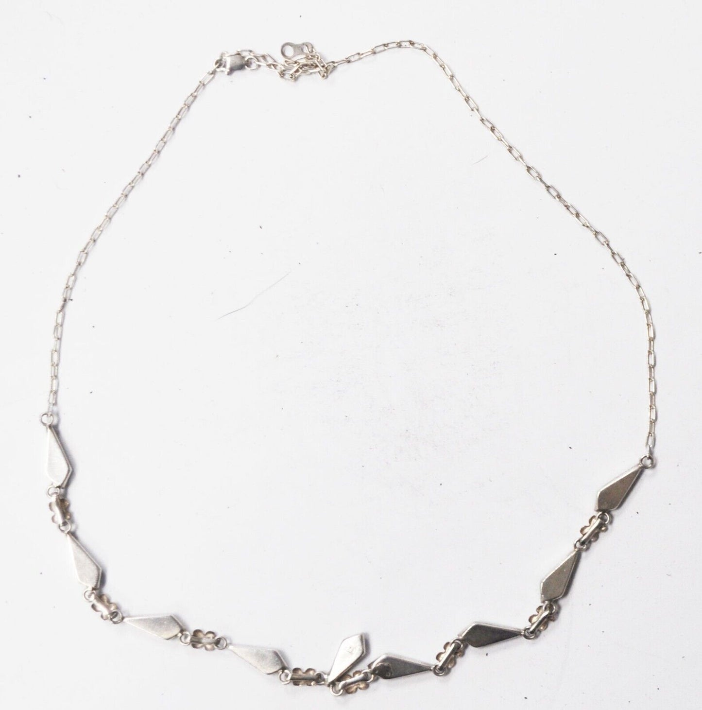 Sterling Silver Green Malachite 15mm Dangle Teardrop Chain Necklace 21"