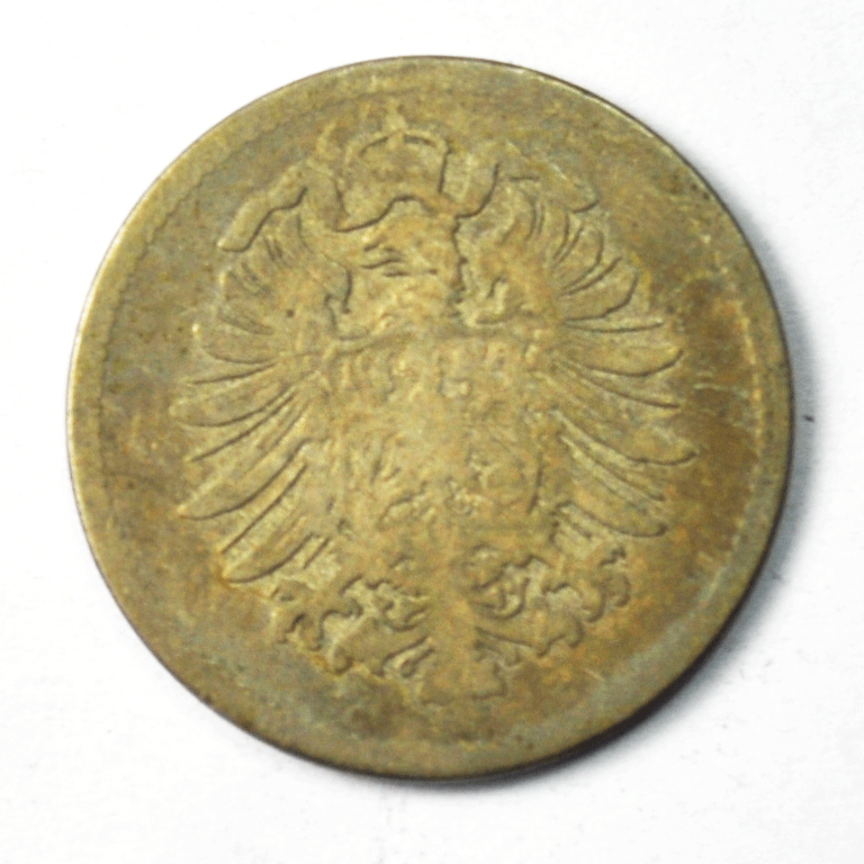 1875 C Germany Empire 10 Ten Pfennig KM# 4
