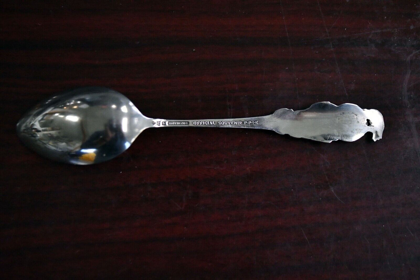 1915 Panama Pacific Exposition Sterling 5 3/8" Souvenir Spoon .53 oz. San Fran