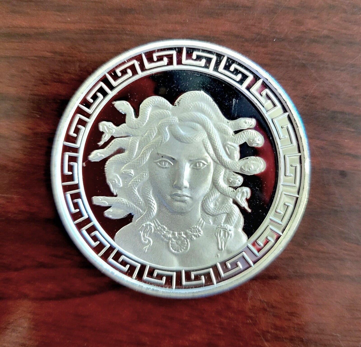 Medusa of Greek Mythology 1 oz Round .999 Fine Silver Gorgon Anonymous Mint