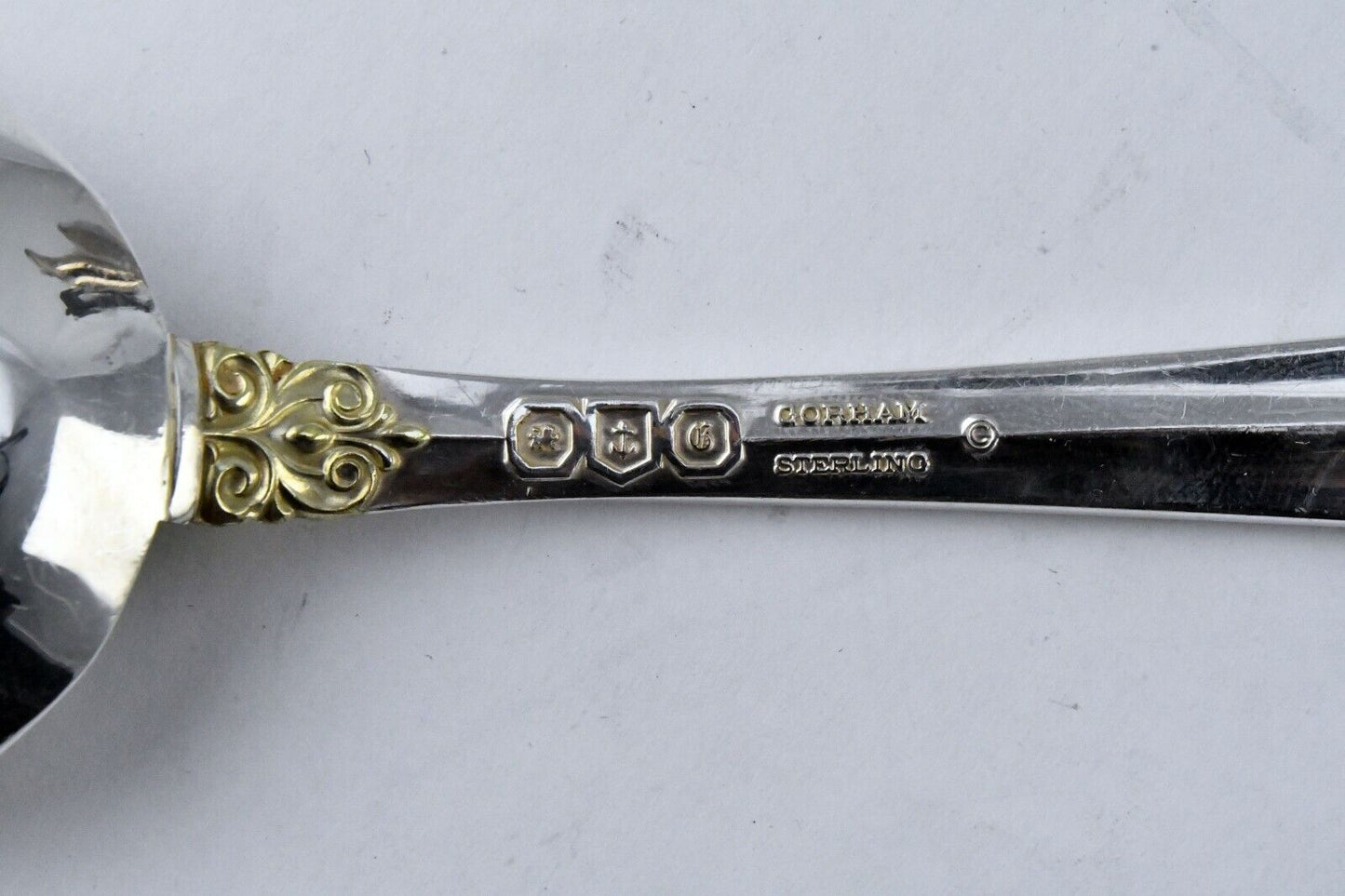 14pc. Hispana-Sovereign "Gold" by Gorham Sterling Desser Teaspoons 17.5oz