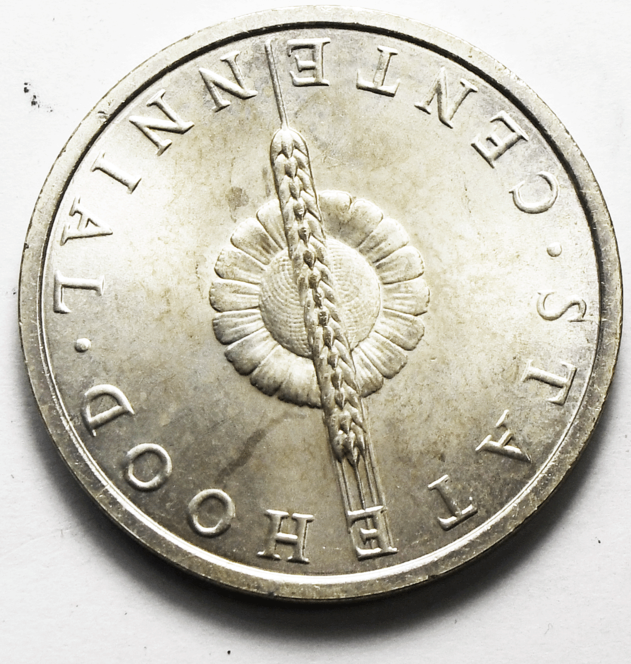 1961 Kansas Centennial So Called Half Dollar Statehood 34mm Silver Medal