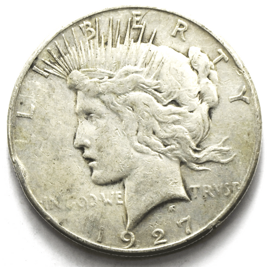 1927 S $1 Peace Silver One Dollar US San Francisco