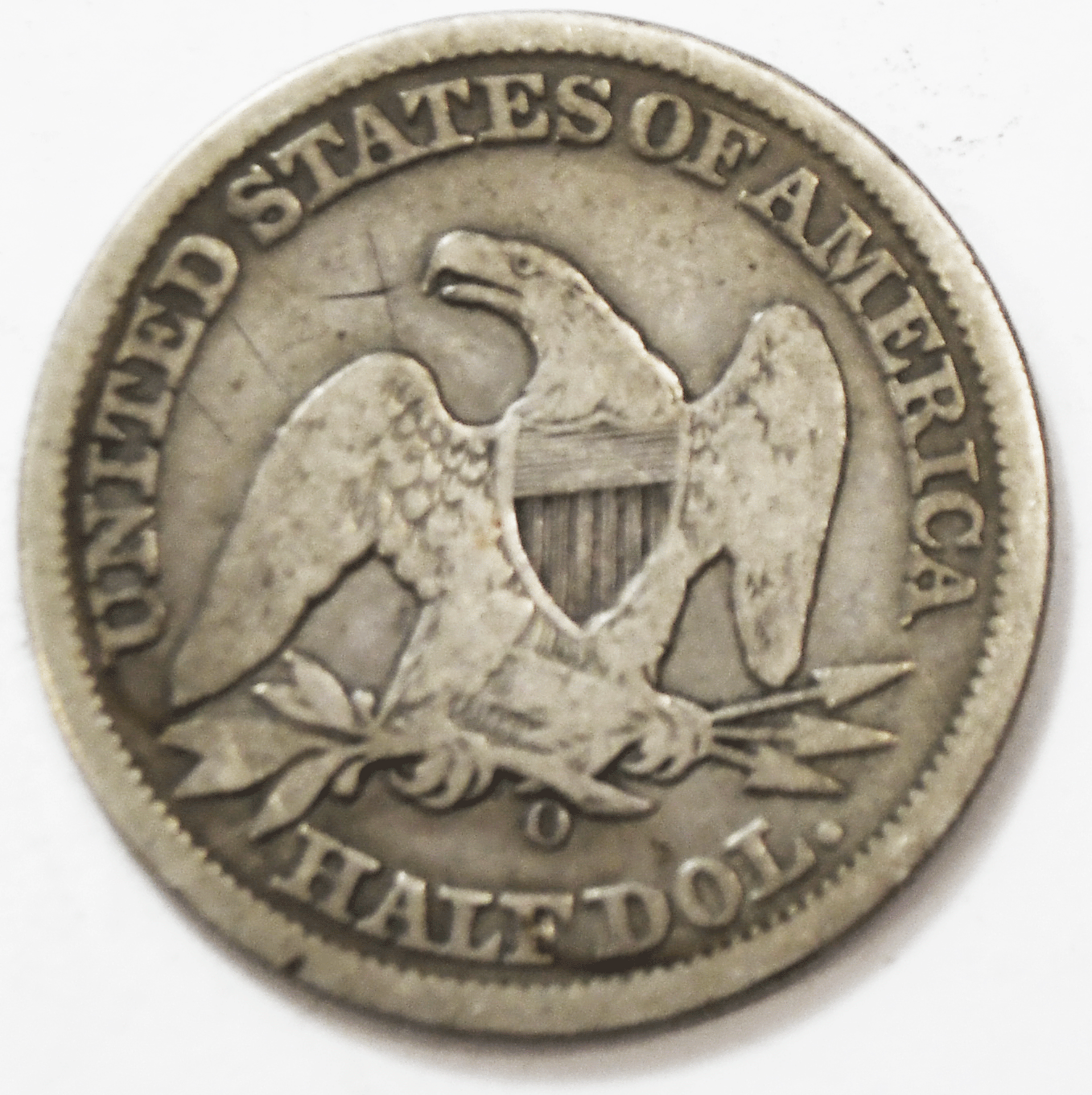 1859 O 50c Seated Liberty Silver Half Dollar Fifty Cents New Orleans