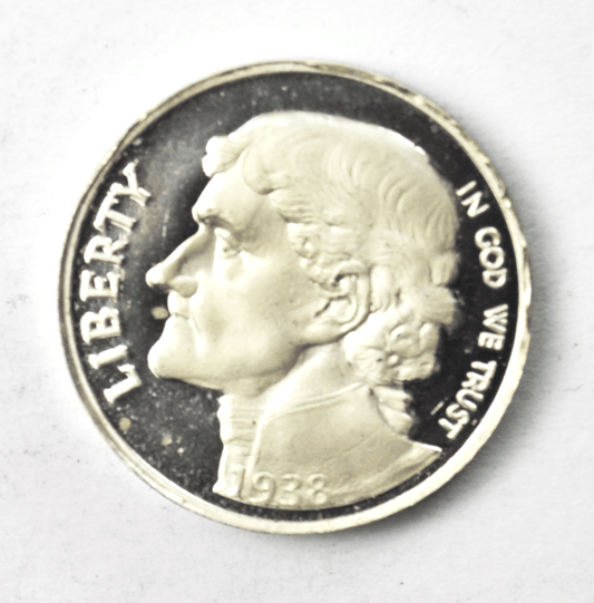 1938 Proof Pattern Jefferson Nickel Five Cents Monticello Frans Karel Hejda Rare