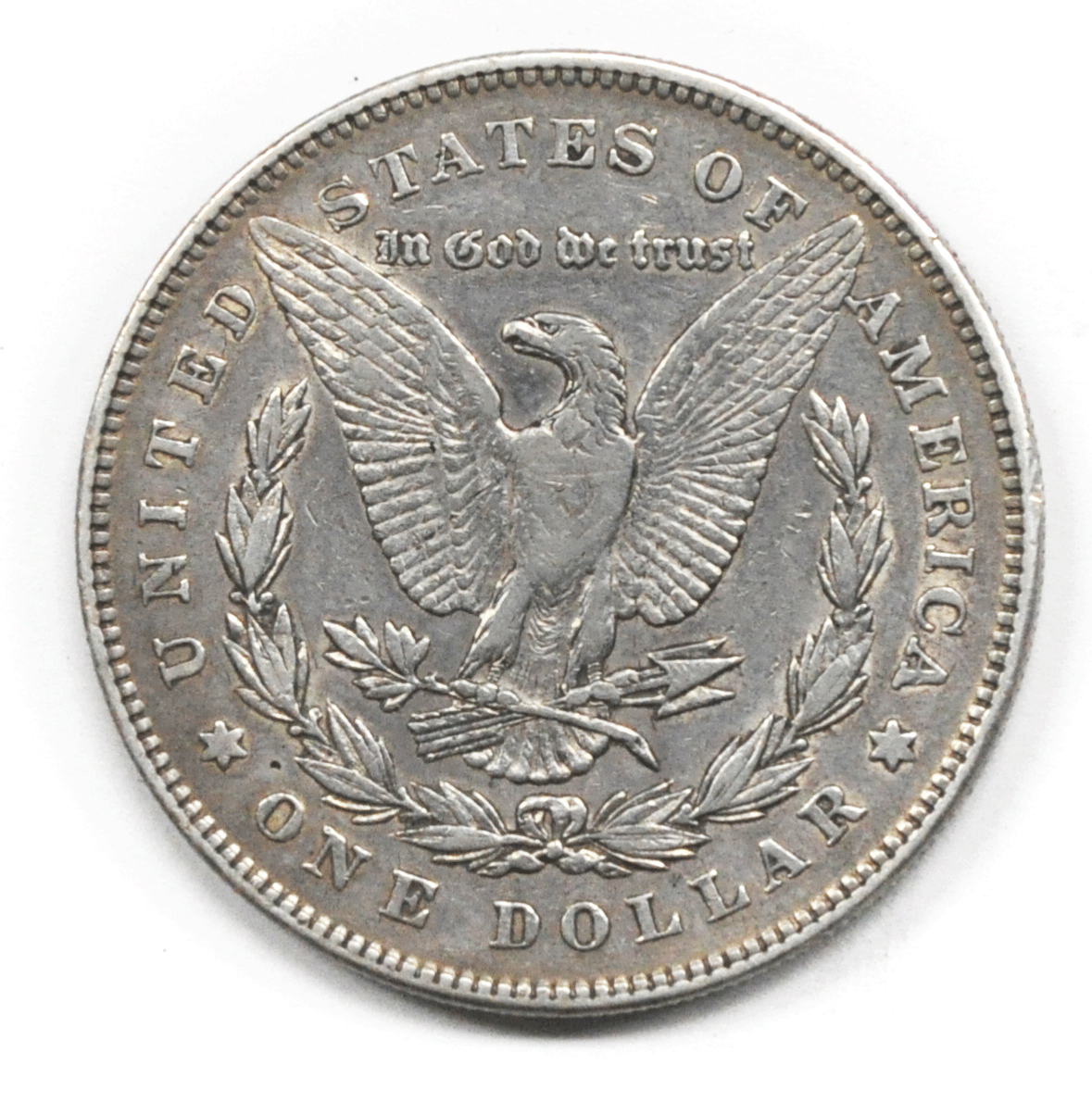1878 $1 Morgan Silver One Dollar US Coin 78 Rev 7TF VAM 121 Double Motto