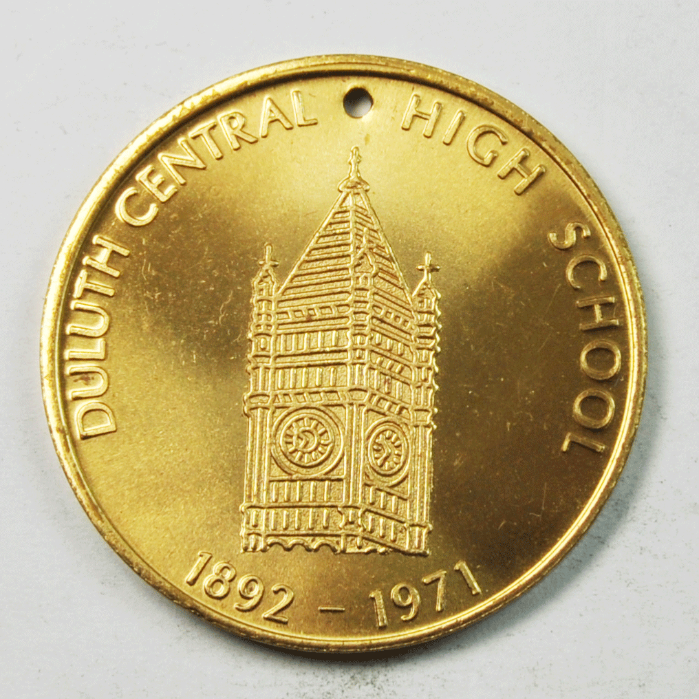 Duluth Central High School Minnesota Reunion 35mm Token 1971 July 23,24,25