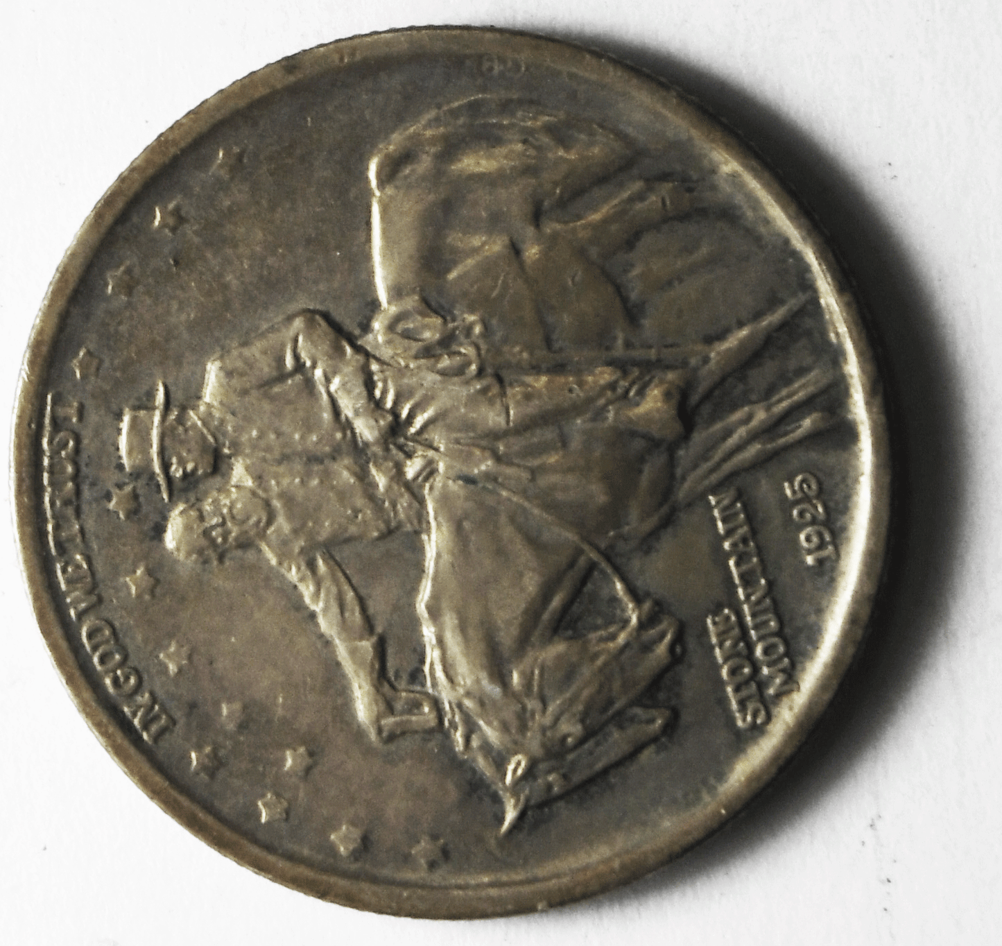 1925 50c Stone Mountain Commemorative Silver Half Dollar Silver Fifty Cents