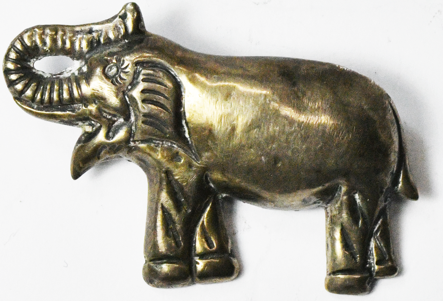 Sterling Silver Panamericana Elephant Brooch Pin 59mm x 39mm