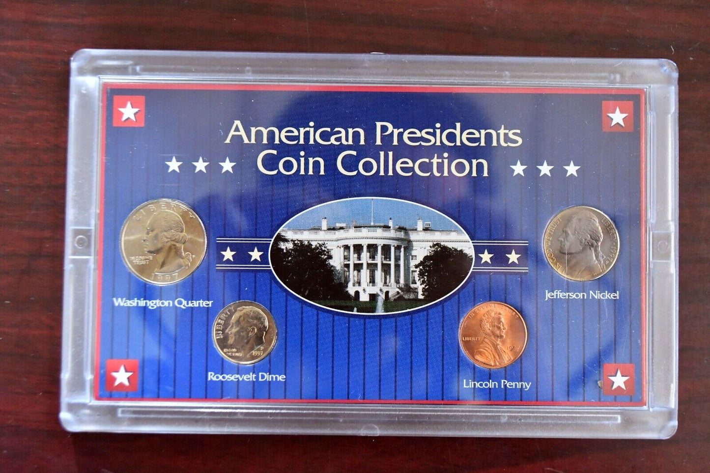 1997 Complete American Presidents Coin Collection Washington, Roosevelt, Lincoln