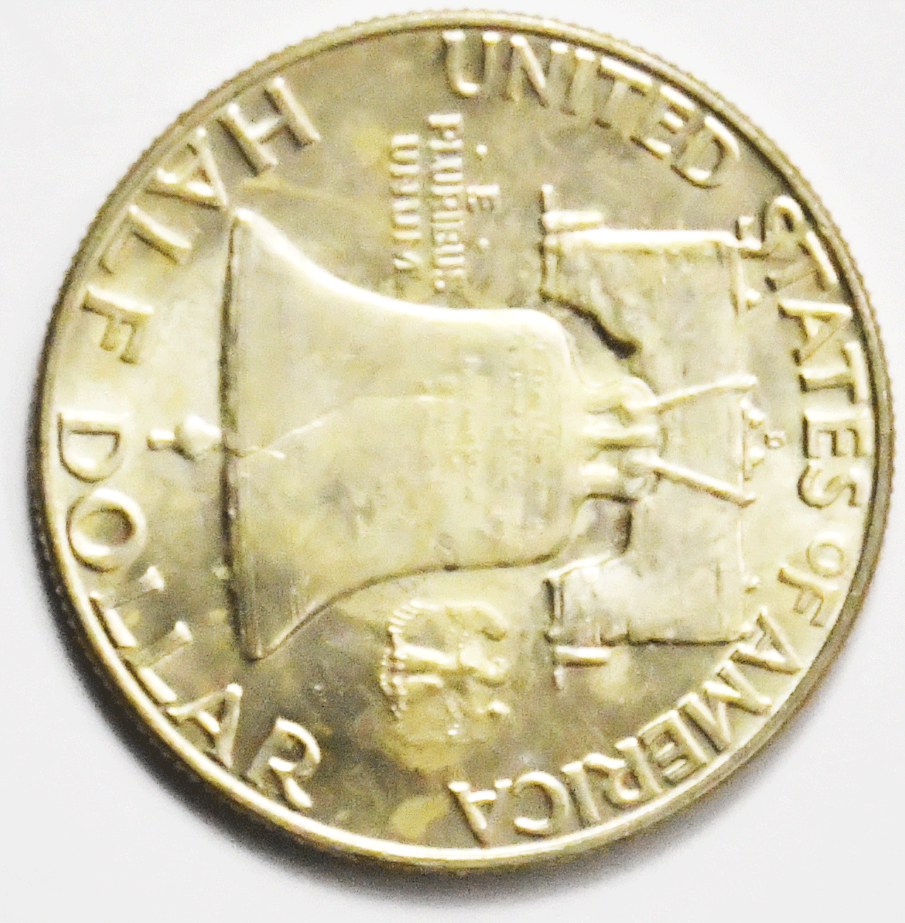 1953 D 50c Franklin Silver Half Dollar Fifty Cents Denver AU