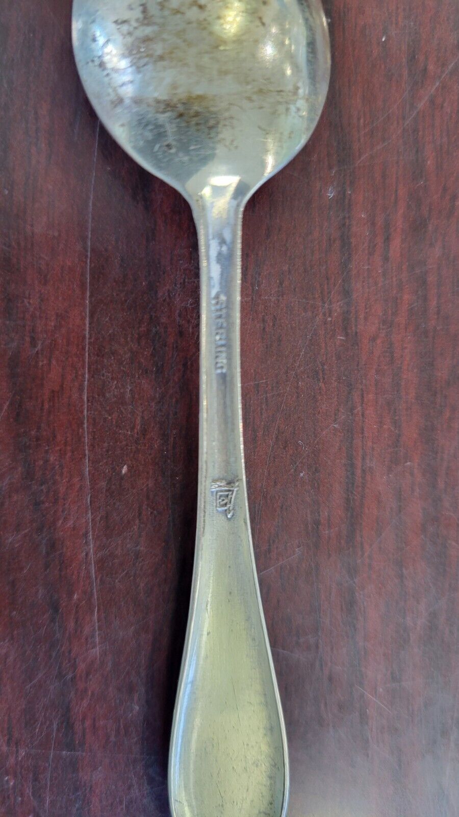 Sterling Souvenir Spoon 4 1/4" Nevada 36th  State By Bell Trading Post .28oz.