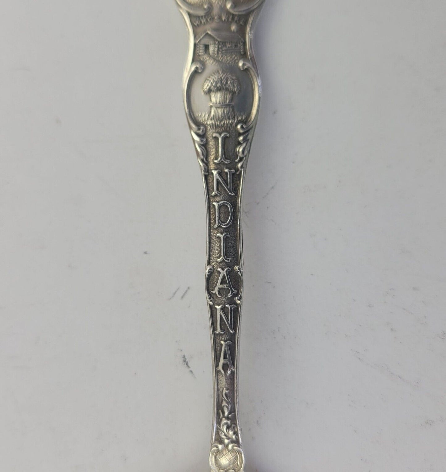 Lebanon Indiana High School Sterling 5 3/8" Souvenir Spoon .57oz. By Shepard