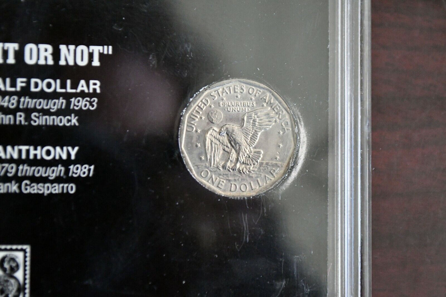 Believe It Or Not 1980 Susan B Anthony Dollar and 1962 Franklin Half Dollar Set