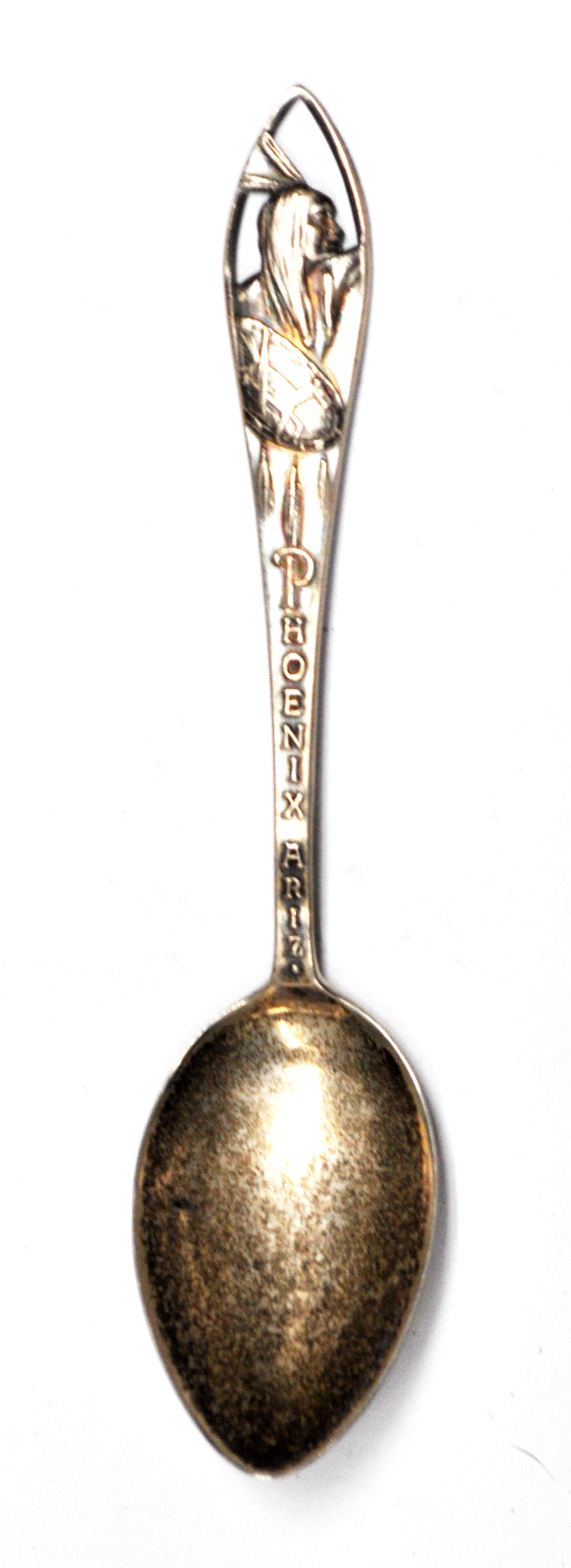 Sterling Silver Phoenix Cutout Souvenir Spoon 5-5/8"