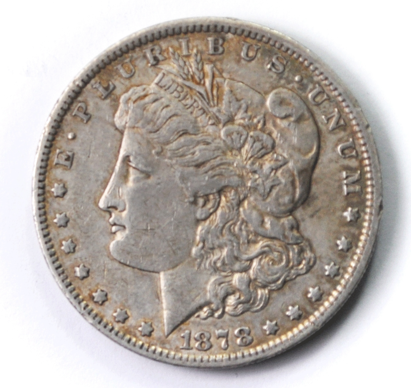 1878 7TF 79 Rev $1 Morgan Silver One Dollar VAM 202 Lines In Wheat Leaves