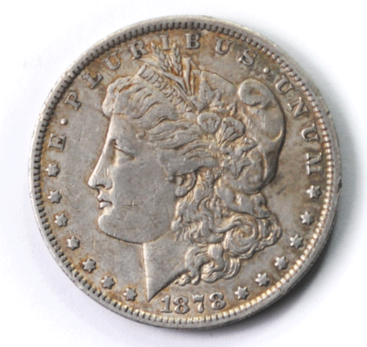 1878 7TF 79 Rev $1 Morgan Silver One Dollar VAM 202 Lines In Wheat Leaves