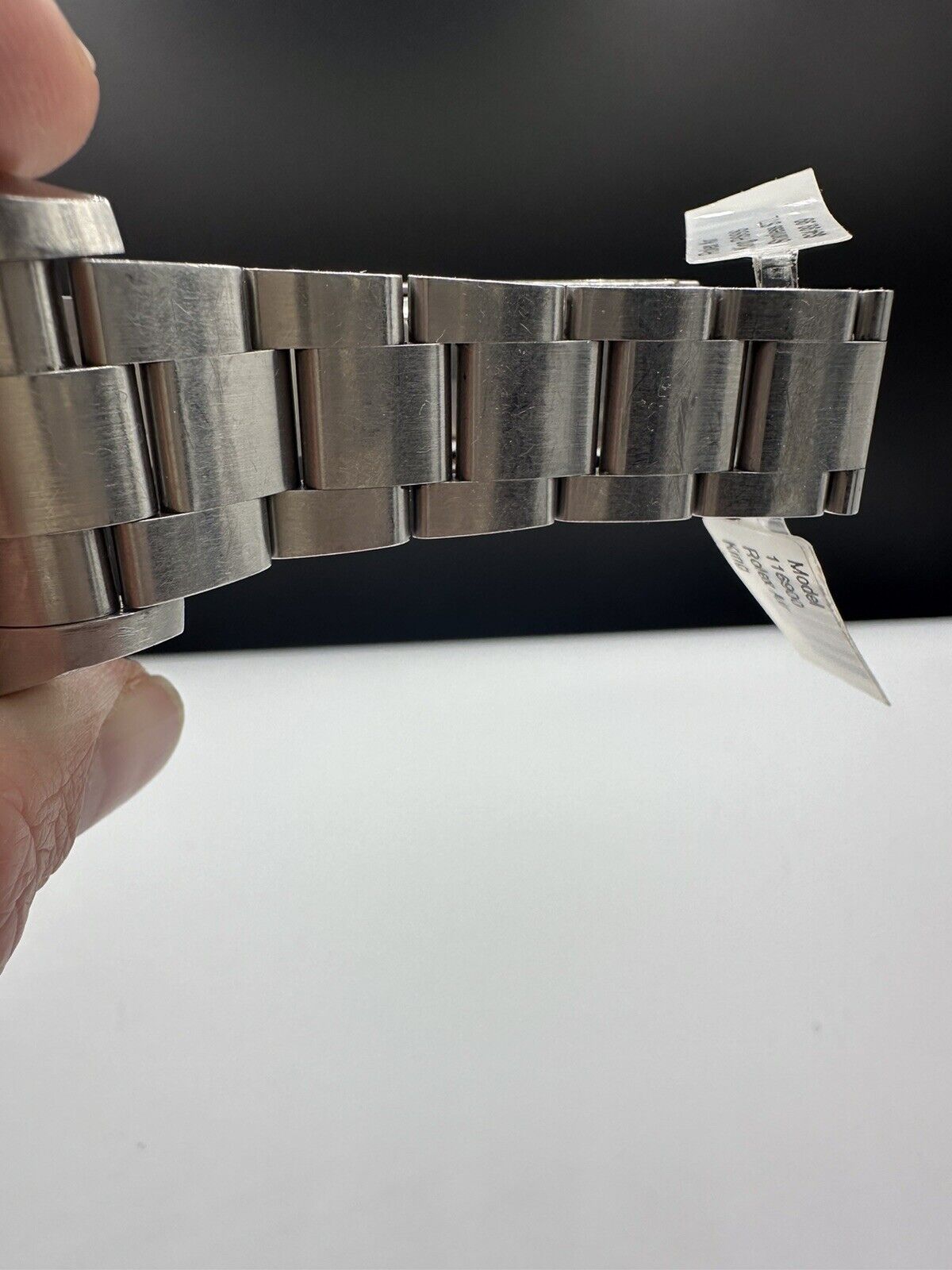 Rolex Air-King 116900 Silver Oyster Bracelet with Silver Bezel