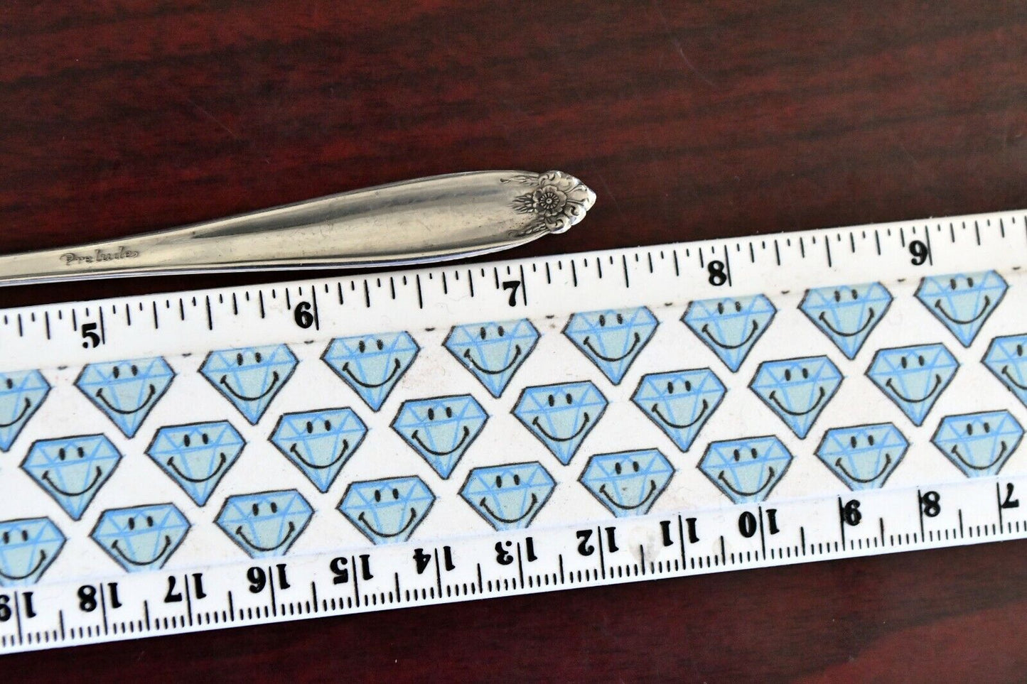 Set of 8 Prelude by International 7 3/8" Sterling Long Iced Tea Spoons 7.3 oz.
