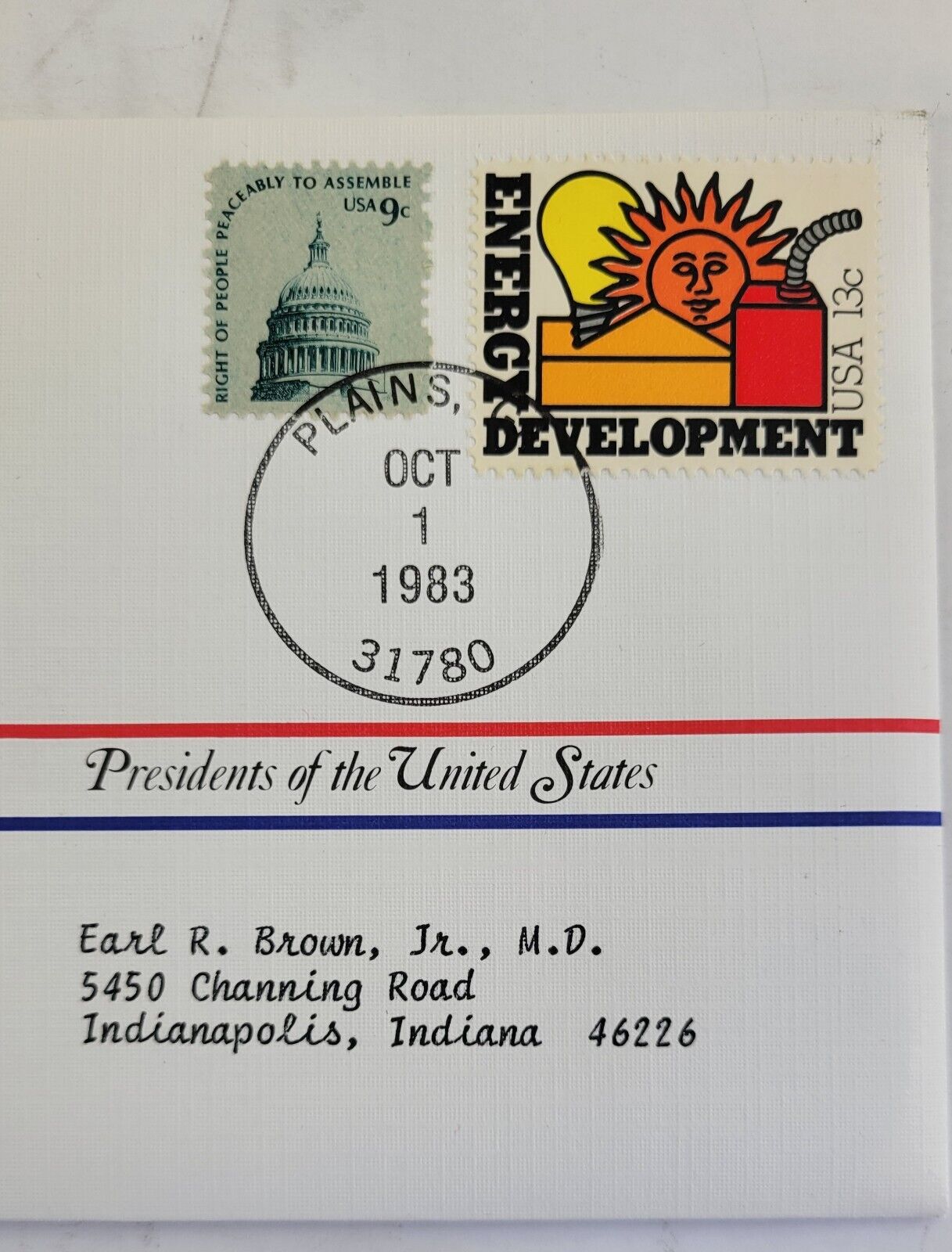 Jimmy Carter Presidential Covers Medal Postal Commemorative Society Gold Plated