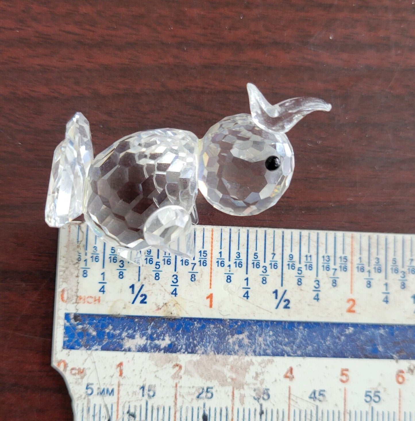 Vintage Swarovski Crystal Miniature Drake Duckling Bird No Box Austria