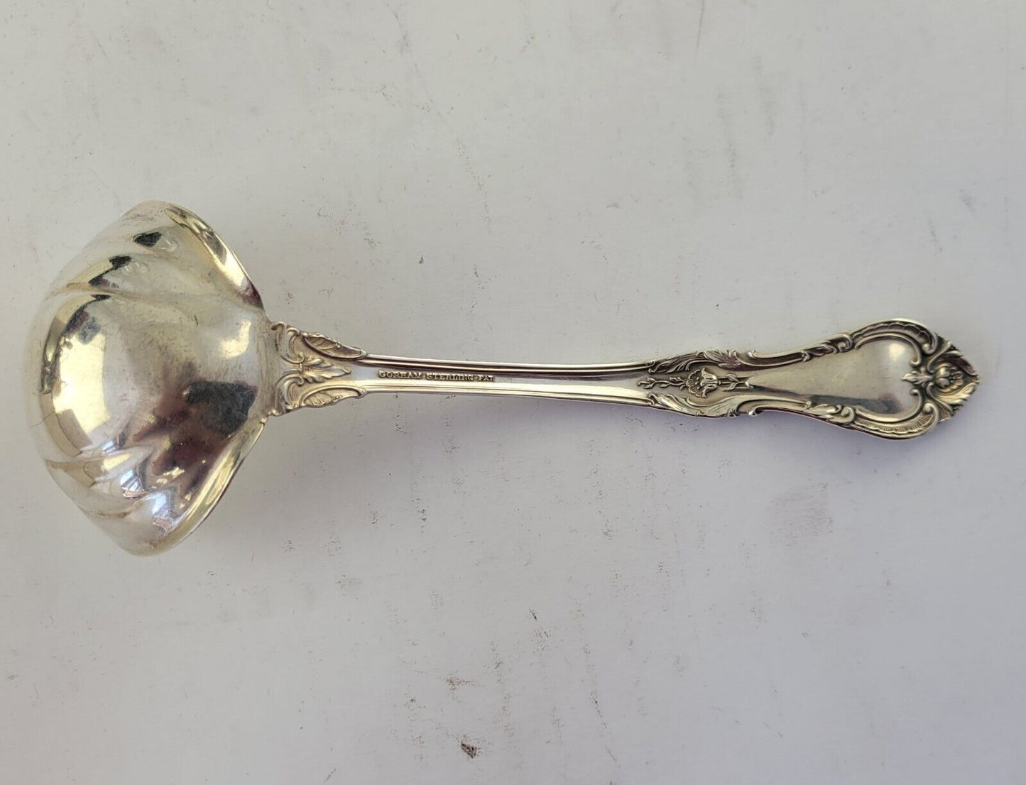 King Edward by Gorham Sterling Silver 6 3/4" Solid Gravy Ladle 2.2oz.