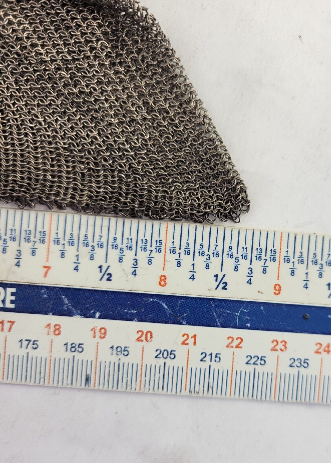 Geschutzt Sterling Silver Mesh Link Purse Germany Vintage Monogrammed 4.5oz