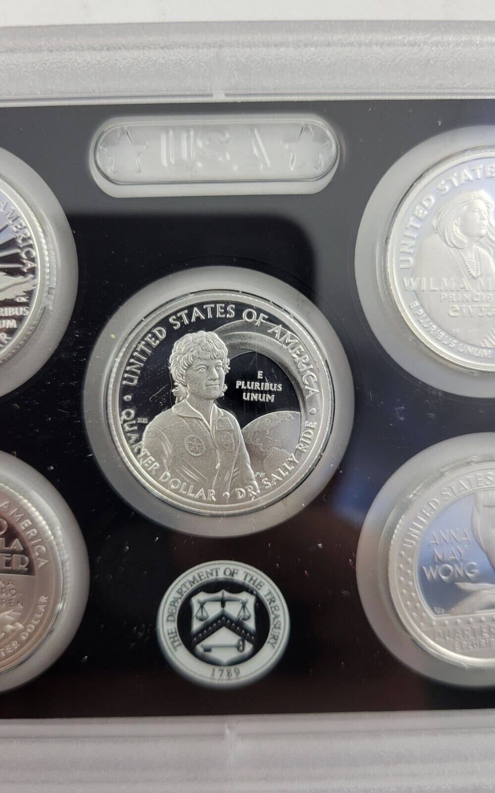 2022 S American Women Quarter 99.9% Silver Proof Set w/ Box & COA 5 Coins