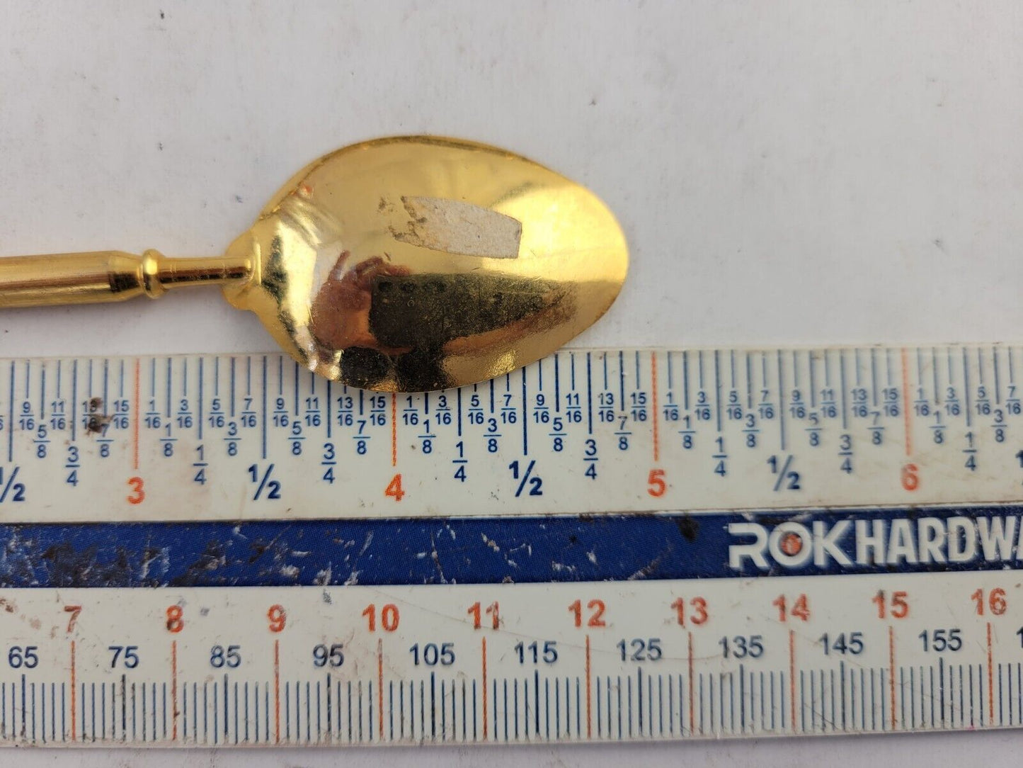 Vintage 2pc Souvenir Spoons Hawaii Cloisonne Gold Toned Enameled