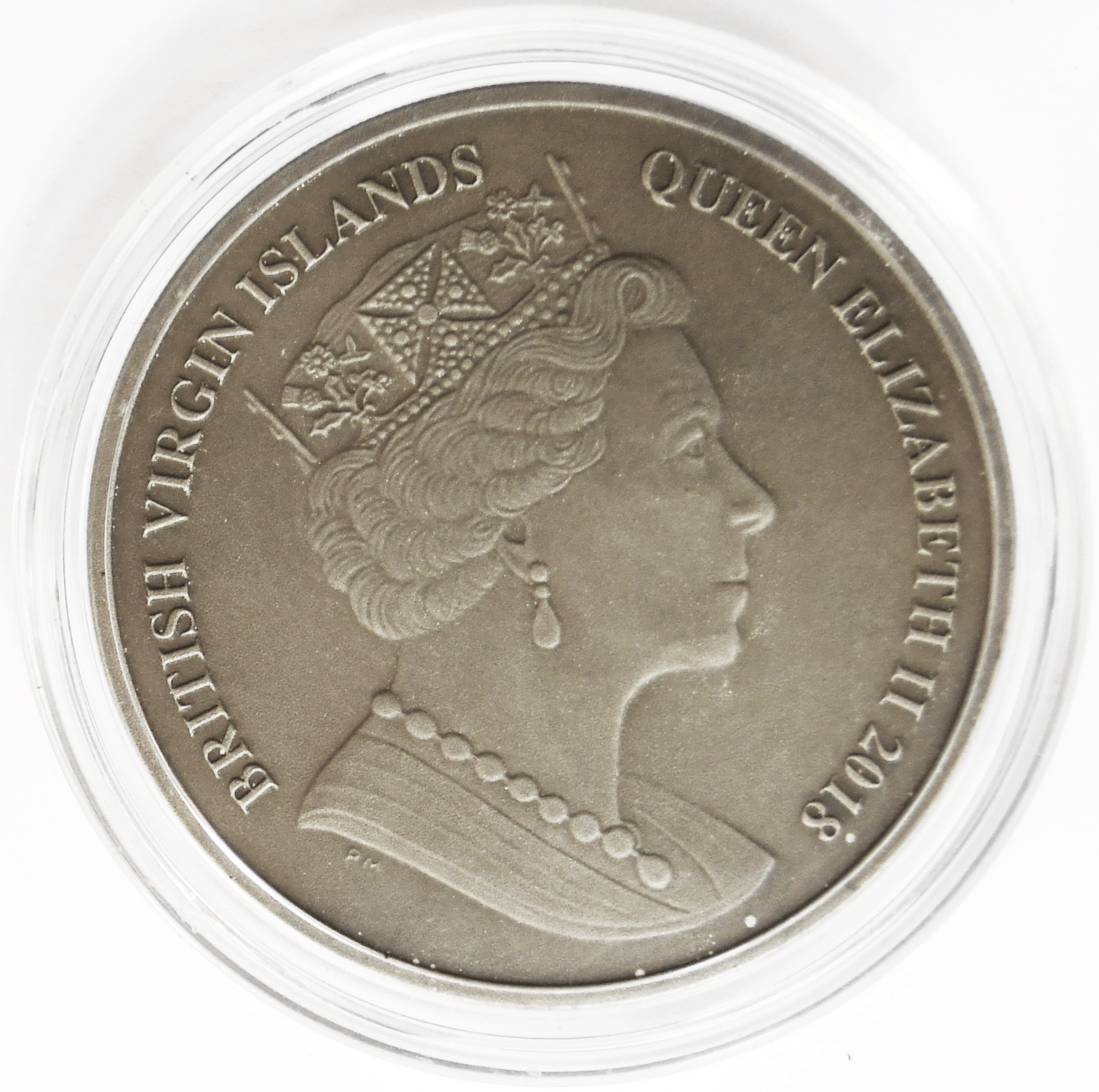 2018 $20 Pegasus Antique Finish 2oz Silver Only 2,500 British Virgin Islands