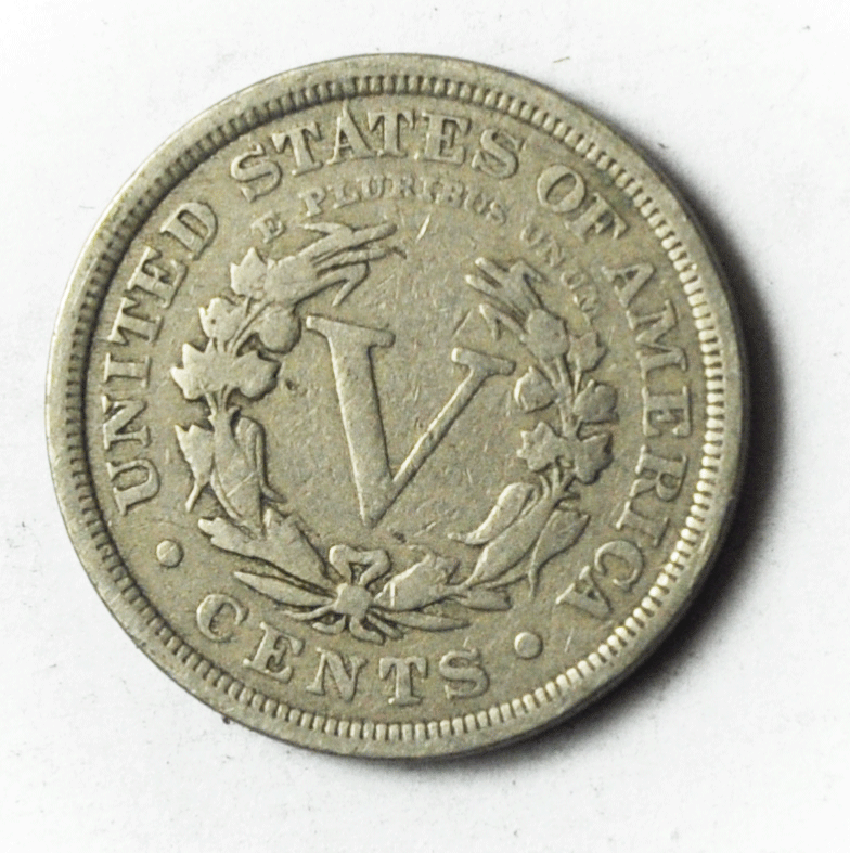 1907 5c V Liberty Nickel Five Cents US Philadelphia