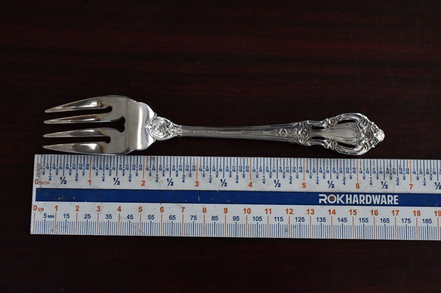 Eloquence by Lunt Sterling Silver 6 1/2" Salad Dessert Fork 1.3 oz.