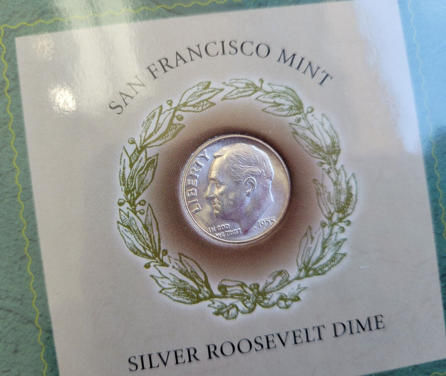 Rare Silver Roosevelt Dime 1957 Philadelphia,  1964 Denver,  1955 San Francisco