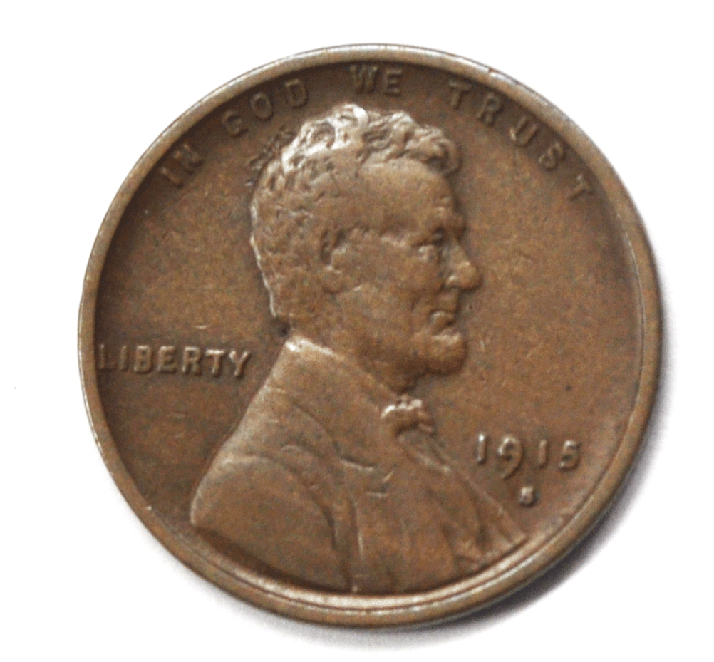 1915 S 1c Lincoln Wheat Cent One Penny San Francisco Rare