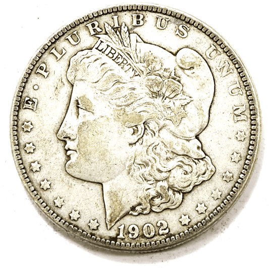 1902 $1 Morgan Silver One Dollar US Coin Philadelphia
